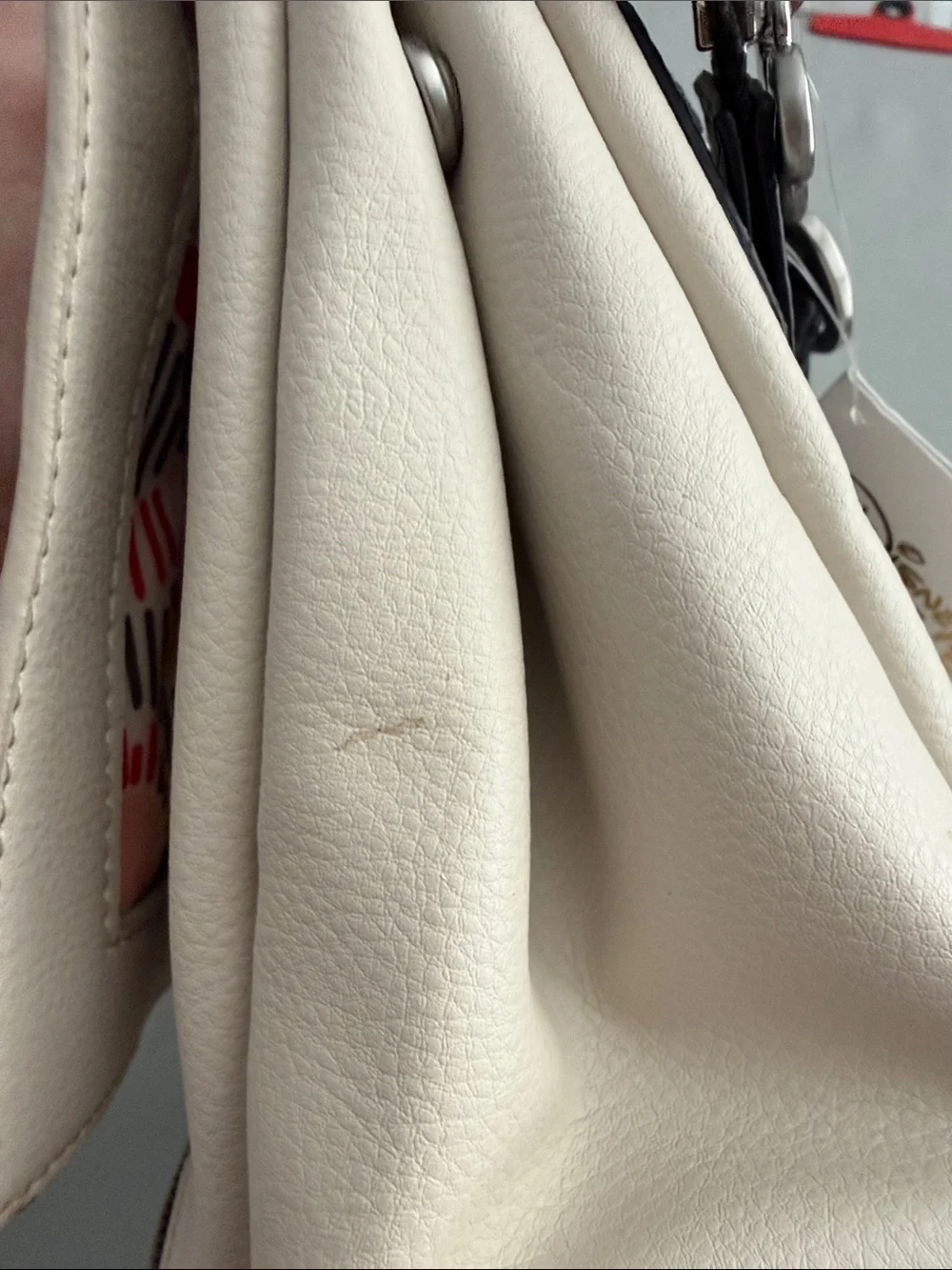 Freshly Picked Cream Disney Diaper Bag with Mickey Accents